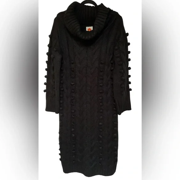 NWT FARM RIO cable-knit off shoulder sweater dress - Picture 3 of 15